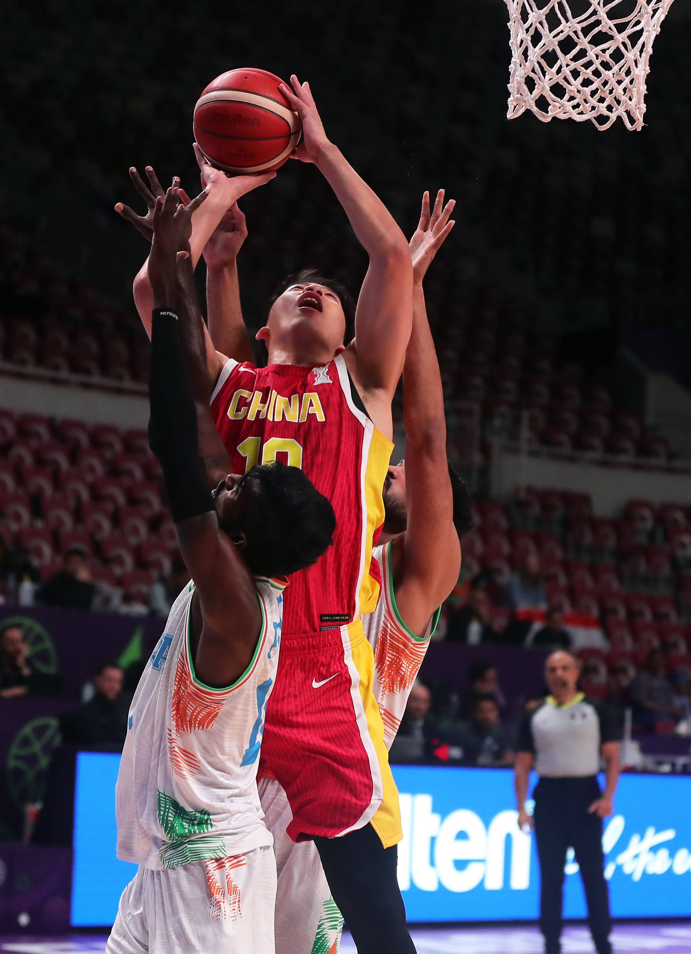 皇冠HG-（体育）篮球——國(guó)际篮联亚洲杯：中國(guó)队对阵印度队