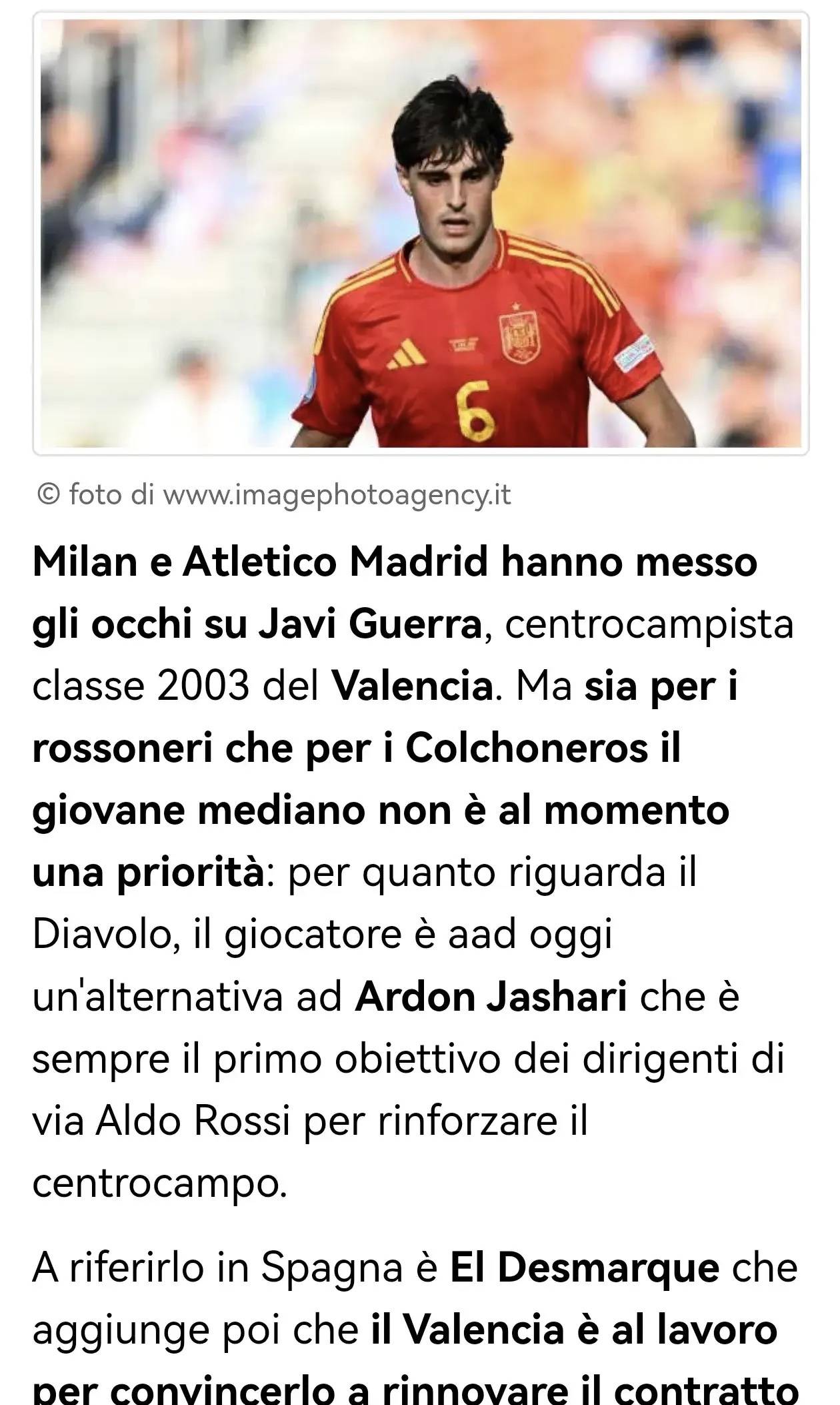 皇冠体育下载-西甲媒体透露：巴伦西亚劝说哈维格拉续约，米兰只将其列为备选目标