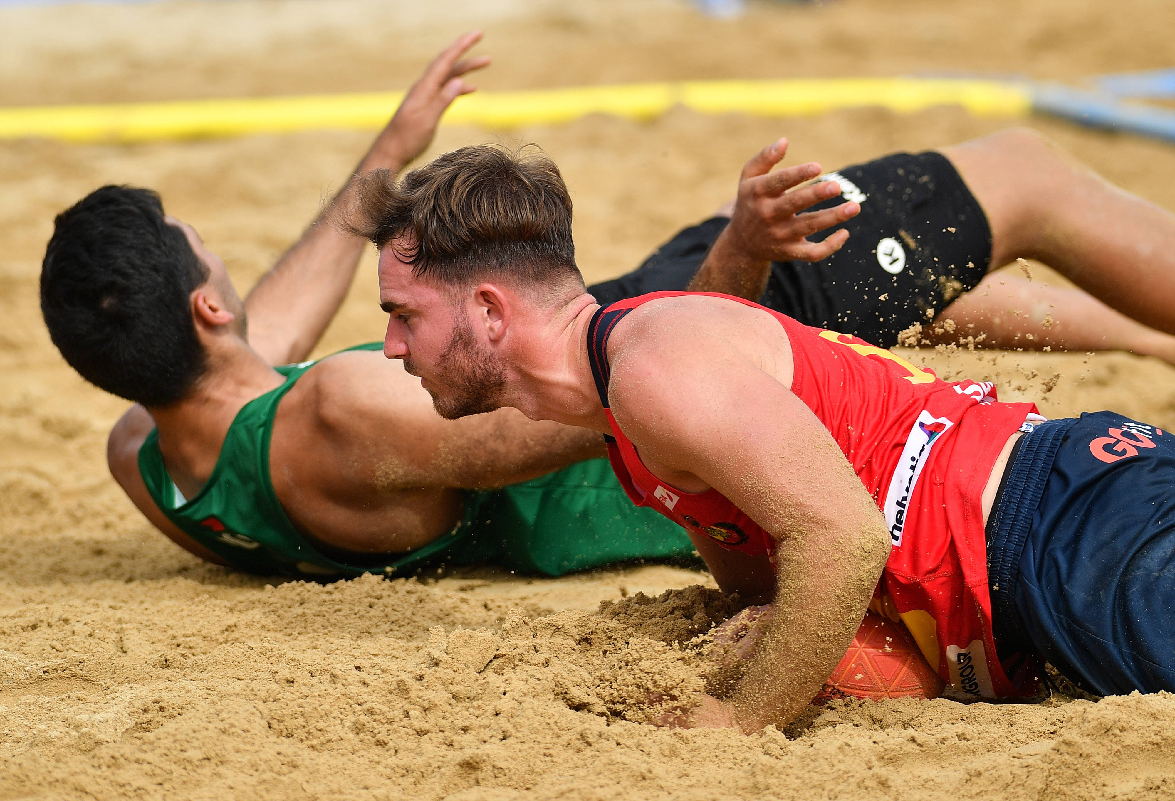 （成都世运会）沙滩手球——男子半决赛：葡萄牙队胜西班牙队