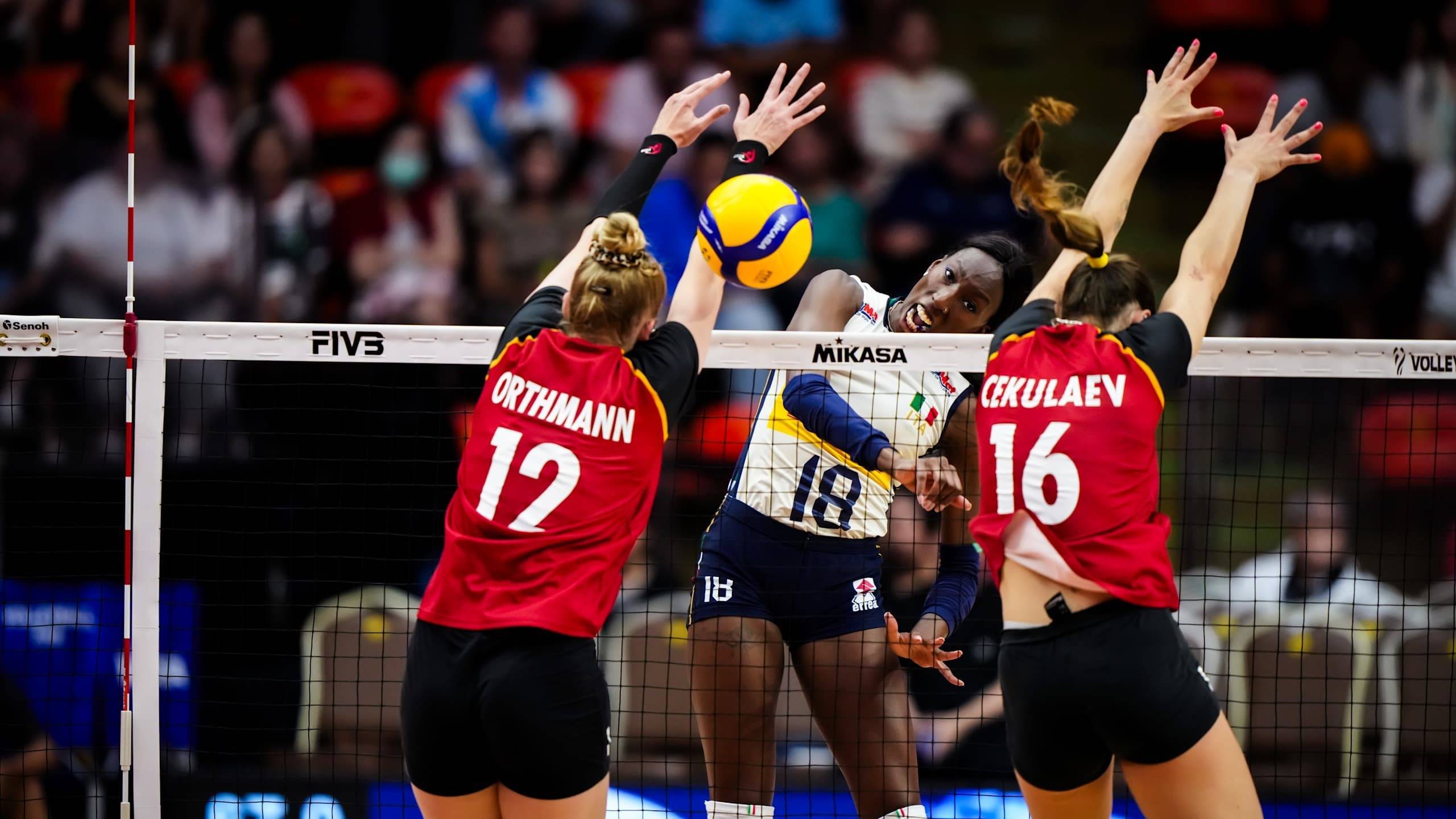 皇冠体育网址-女排世锦赛｜意大利队轻取德国队挺进八强