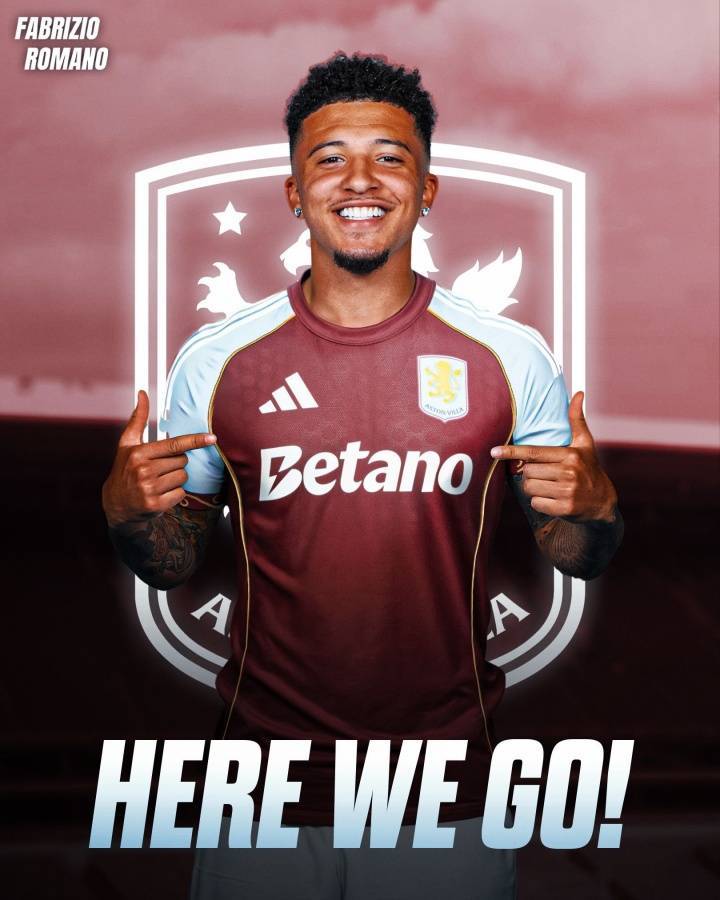 皇冠体育首页-Here we go！罗马诺：曼联边锋桑乔租借加盟阿斯顿维拉